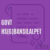Govt Hs(G)Bansilalpet Secondary School Logo