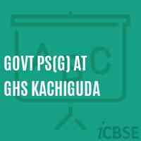 Govt Ps(G) At Ghs Kachiguda Primary School Logo