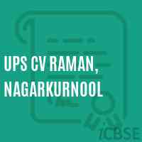 Ups Cv Raman, Nagarkurnool Middle School Logo