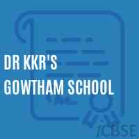 Dr Kkr'S Gowtham School Logo