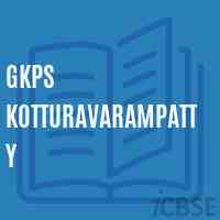 Gkps Kotturavarampatty Primary School Logo