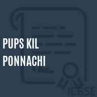 Pups Kil Ponnachi Primary School Logo