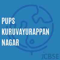 Pups Kuruvayurappan Nagar Primary School Logo