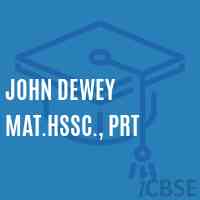 John Dewey Mat.Hssc., Prt High School Logo