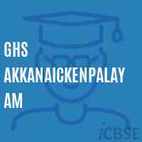 Ghs Akkanaickenpalayam Secondary School Logo