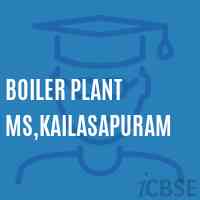 Boiler Plant Ms,Kailasapuram Middle School Logo