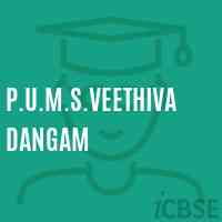 P.U.M.S.Veethivadangam Middle School Logo