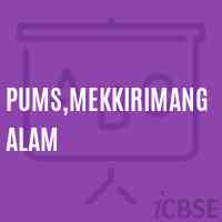 Pums,Mekkirimangalam Middle School Logo