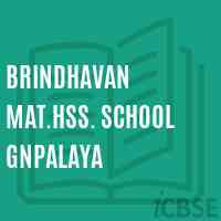 Brindhavan Mat.Hss. School Gnpalaya Logo
