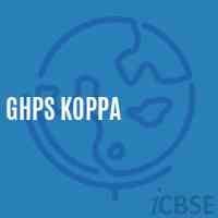 Ghps Koppa Middle School Logo