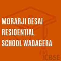 Morarji Desai Residential School Wadagera Logo