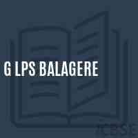 G Lps Balagere Primary School Logo