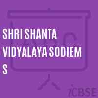Shri Shanta Vidyalaya Sodiem S Secondary School Logo