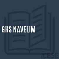 Ghs Navelim Secondary School Logo