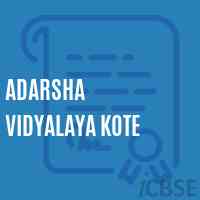 Adarsha Vidyalaya Kote School Logo