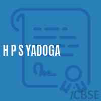 H P S Yadoga Middle School Logo