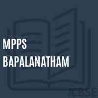 Mpps Bapalanatham Primary School Logo