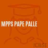 Mpps Pape Palle Primary School Logo