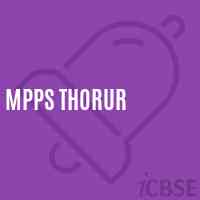 Mpps Thorur Primary School Logo