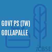 GOVT PS (TW) Gollapalle Primary School Logo