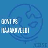Govt Ps Rajakaveedi Primary School Logo