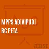 Mpps Adivipudi Bc Peta Primary School Logo