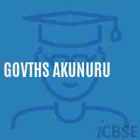 GovtHS AKUNURU Secondary School Logo
