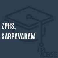 Zphs, Sarpavaram Secondary School Logo