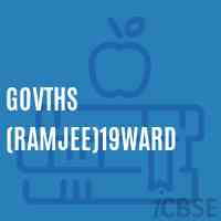 GovtHS (RAMJEE)19WARD Secondary School Logo