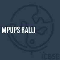 Mpups Ralli Middle School Logo