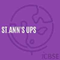 St.Ann'S Ups Middle School Logo