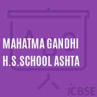 Mahatma Gandhi H.S.School Ashta Logo