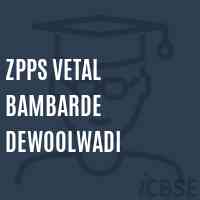Zpps Vetal Bambarde Dewoolwadi Primary School Logo