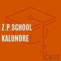 Z.P.School Kalundre Logo