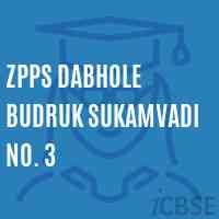 Zpps Dabhole Budruk Sukamvadi No. 3 Primary School Logo