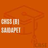 Chss (B) Saidapet High School Logo