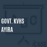 Govt. Kvhs Ayira Secondary School Logo