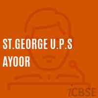 St.George U.P.S Ayoor Middle School Logo