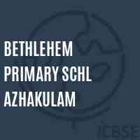 Bethlehem Primary Schl Azhakulam Primary School Logo