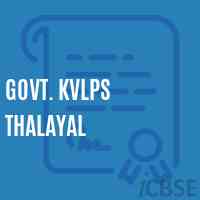 Govt. Kvlps Thalayal Primary School Logo