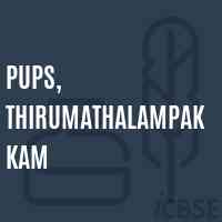 Pups, Thirumathalampakkam Primary School Logo