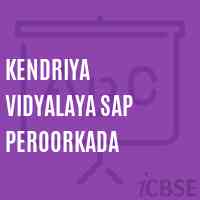 Kendriya Vidyalaya Sap Peroorkada School Logo