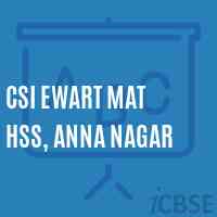 Csi Ewart Mat Hss, Anna Nagar Senior Secondary School Logo