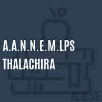 A.A.N.N.E.M.Lps Thalachira Primary School Logo