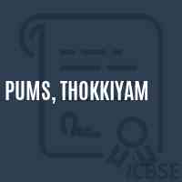 Pums, Thokkiyam Middle School Logo