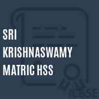 Sri Krishnaswamy Matric Hss Senior Secondary School Logo