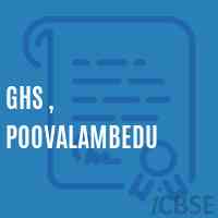 Ghs , Poovalambedu Secondary School Logo