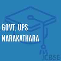 Govt. Ups Narakathara Middle School Logo