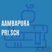 Aambapura Pri.Sch Middle School Logo
