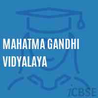 Mahatma Gandhi Vidyalaya Senior Secondary School Logo